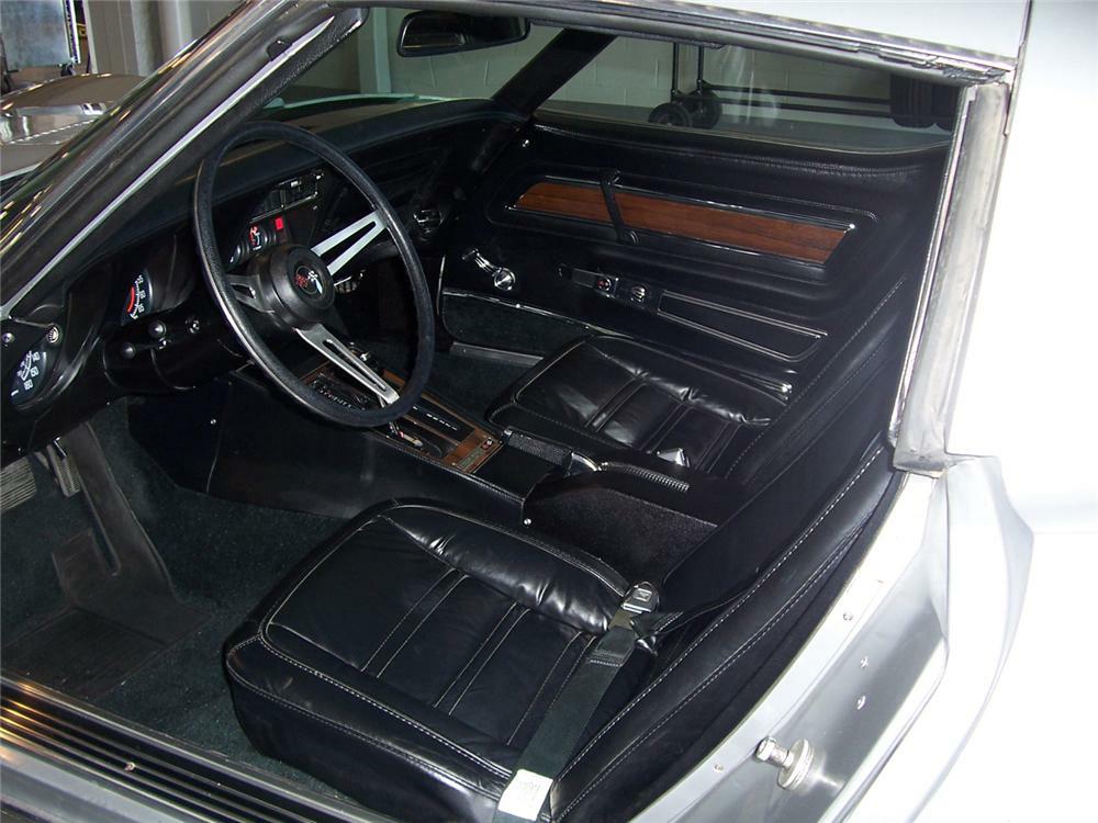 A 1975 base Chevrolet Corvette having a 165 net horsepower 350 cubic inch small-block V8