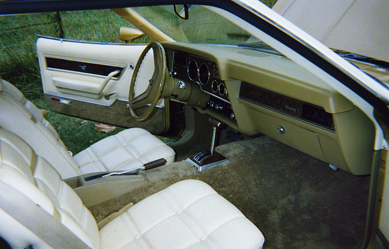 1976 Ford Mustang II 2.8 Liter V6, interior