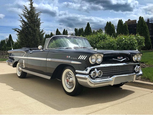 1958 Chevrolet Impala with Ram Jet fuel-injection, 283 cubic inch engine